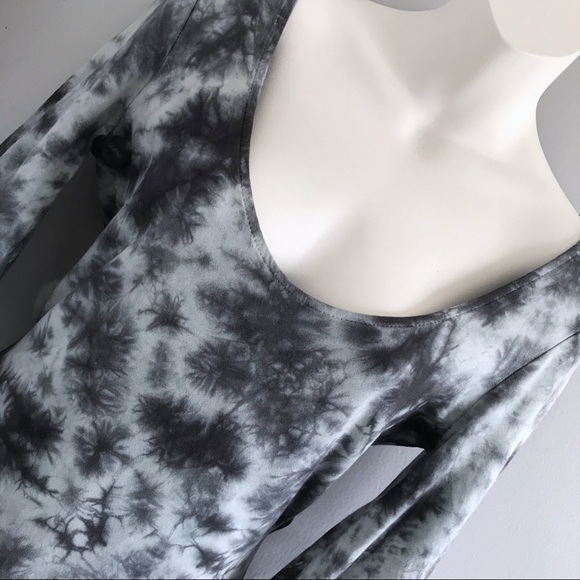 Billabong Gray Tie Dye Bodycon Mini Dress • M - Picture 2 of 7